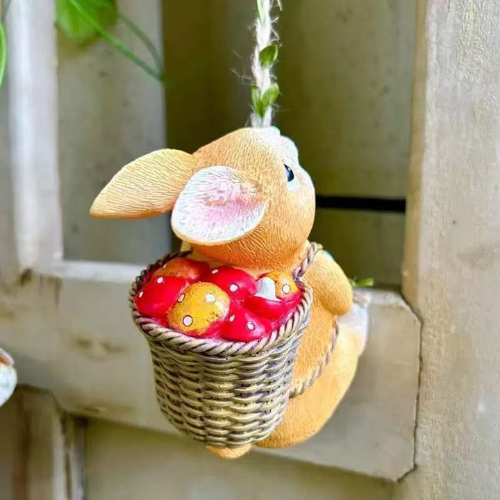 Niedliche hängende Hasenfigur Karnz