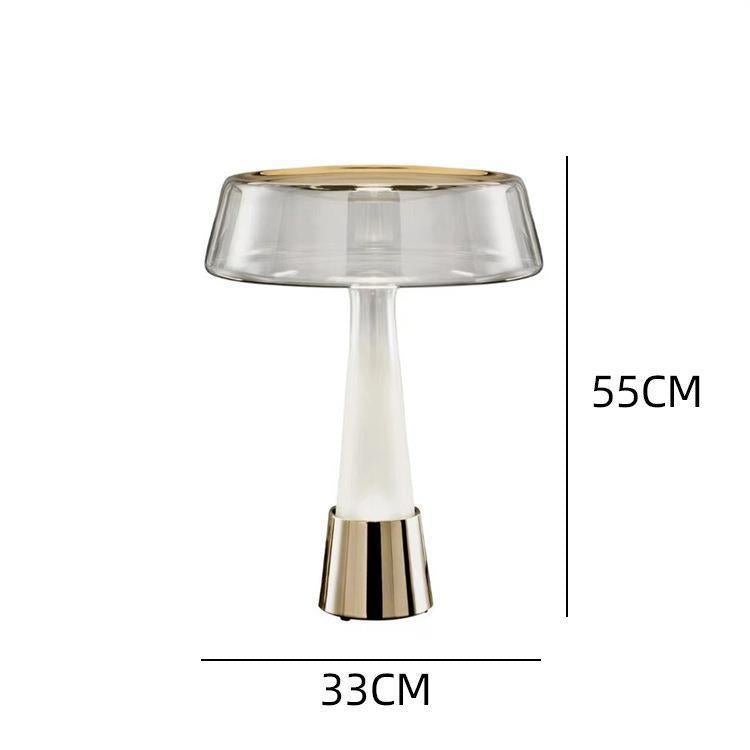 Zeitgenössische Glastischlampe
