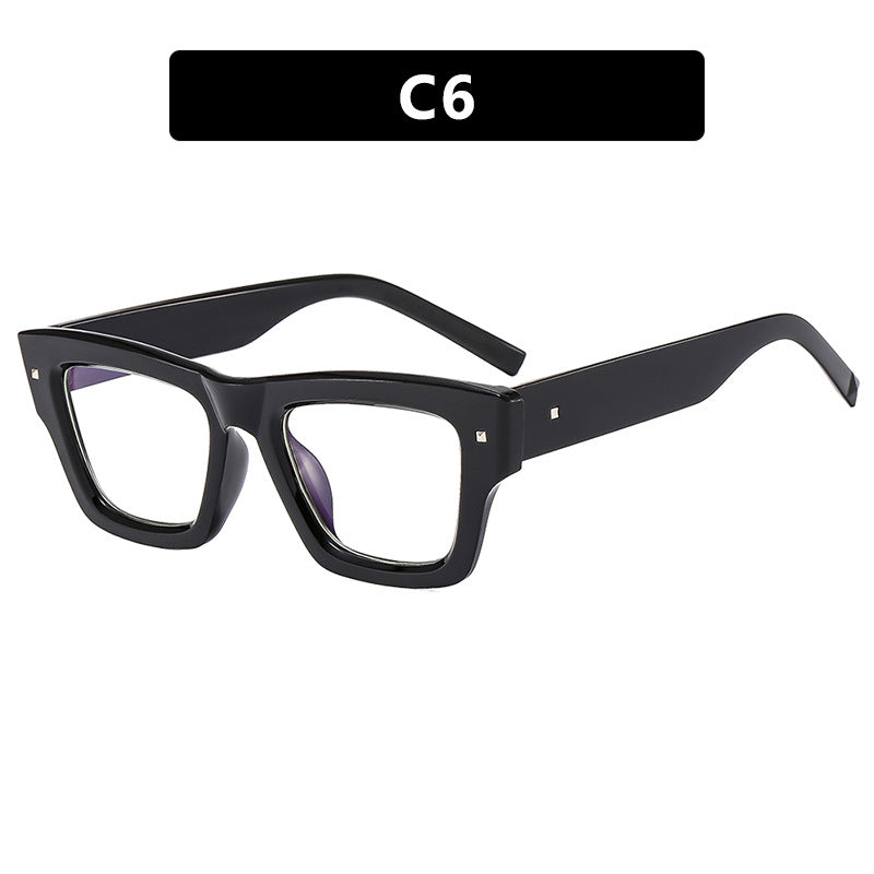 Damen trendige Sonnenbrille mit quadratischem Rahmen und UV-Schutz Karnz