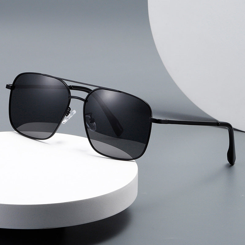 Herren Modische quadratische Sonnenbrille Karnz