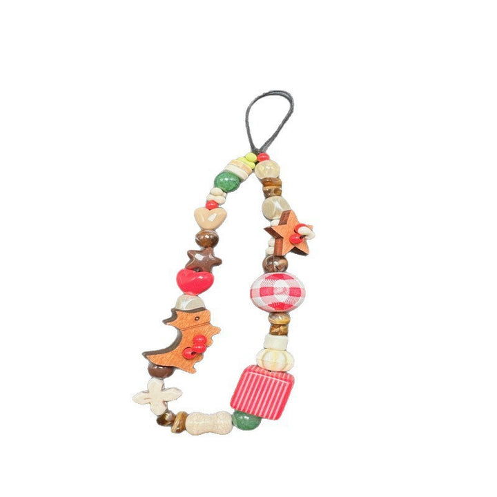 Dekorativer Holzperlen-Lanyard Karnz