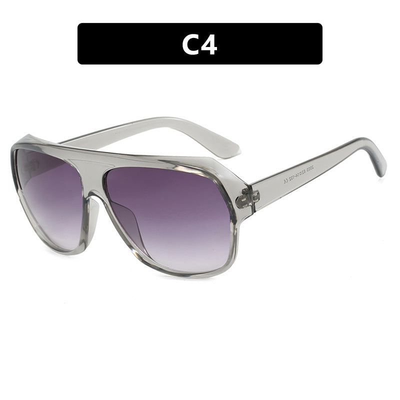 Damen modische Oversized-Sonnenbrille mit sportlichem Design Karnz