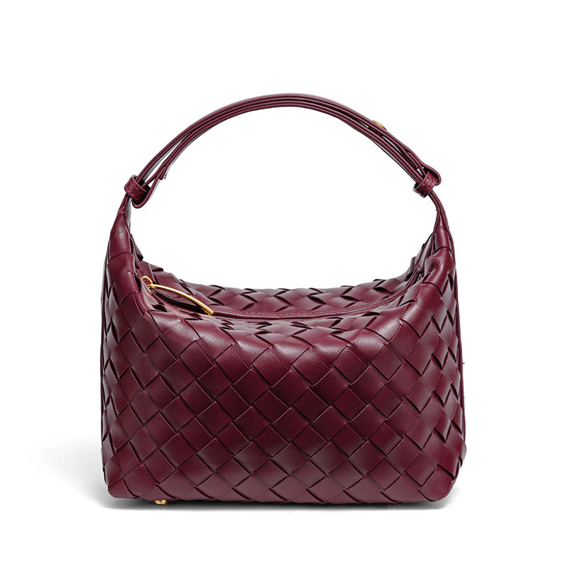 Handgefertigte Geflochtene Leder Mini Tasche Karnz