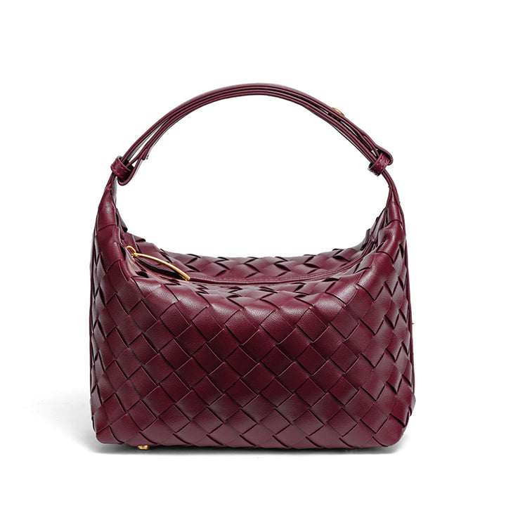 Handgefertigte Geflochtene Leder Mini Tasche Karnz