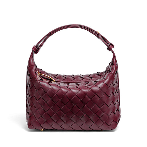 Handgefertigte Geflochtene Leder Mini Tasche Karnz