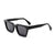 Damen stylische Sonnenbrille mit modernem Kunststoffrahmen Karnz