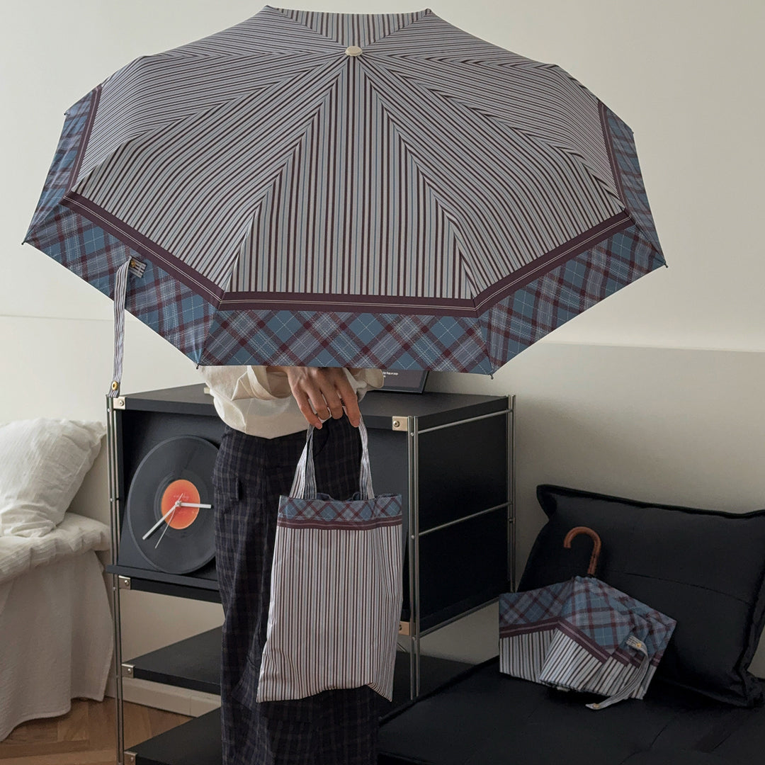 Damen faltbare Einkaufstasche mit Regenschirm Karnz