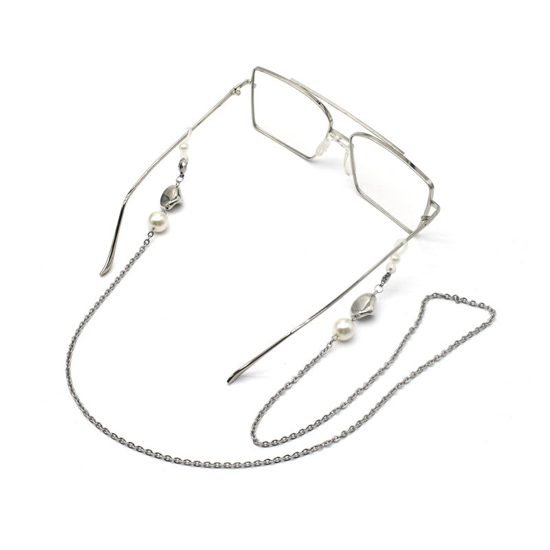 Elegante verstellbare Perlenkette Ohrringe Karnz