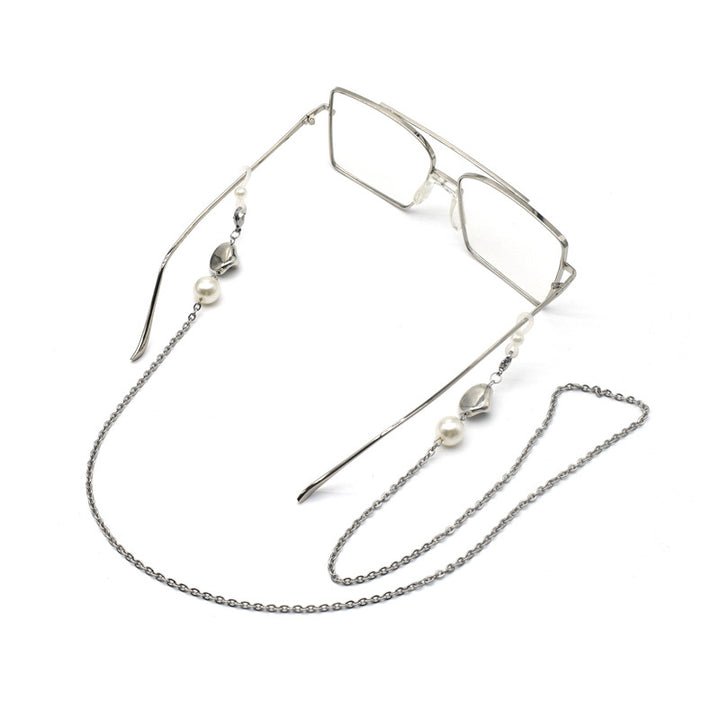 Elegante verstellbare Perlenkette Ohrringe Karnz
