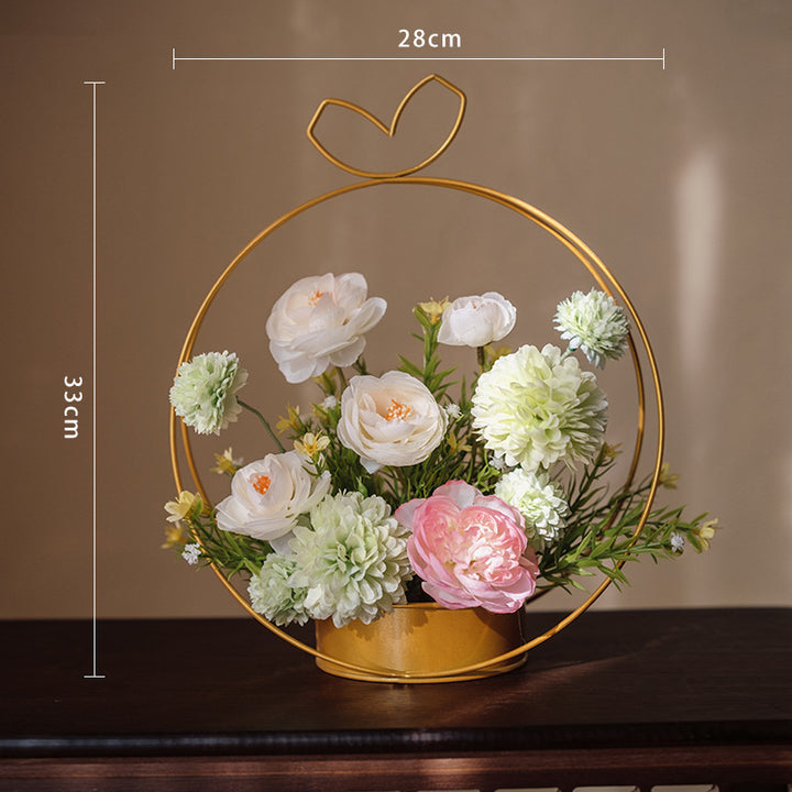 Elegante dekorative Blumenpräsentation