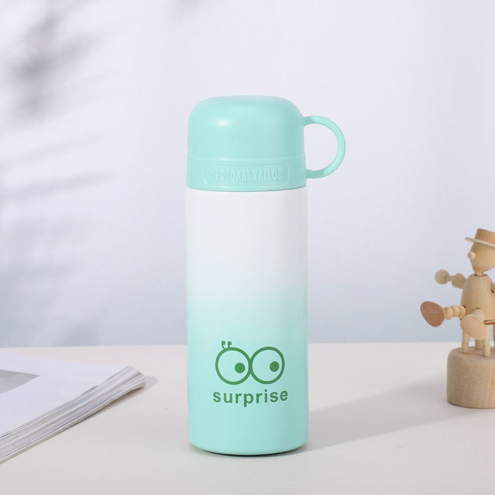Damen trendige Thermosflasche mit praktischem Tragegriff Karnz
