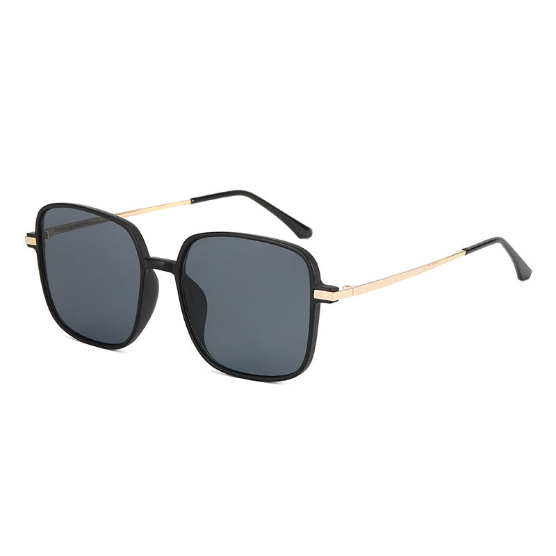 Damen quadratische Designerbrille mit filigranem Metallrahmen Karnz