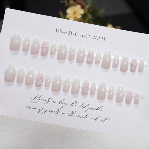 Künstlerische Ombre Stiletto Nail Art