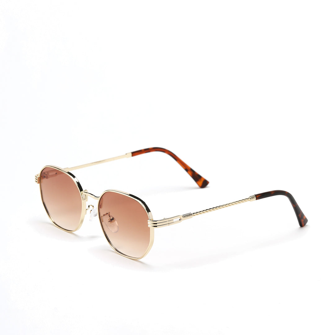 Damen modische Sonnenbrille mit hochwertigem Metallrahmen und eleganten Gläsern Karnz