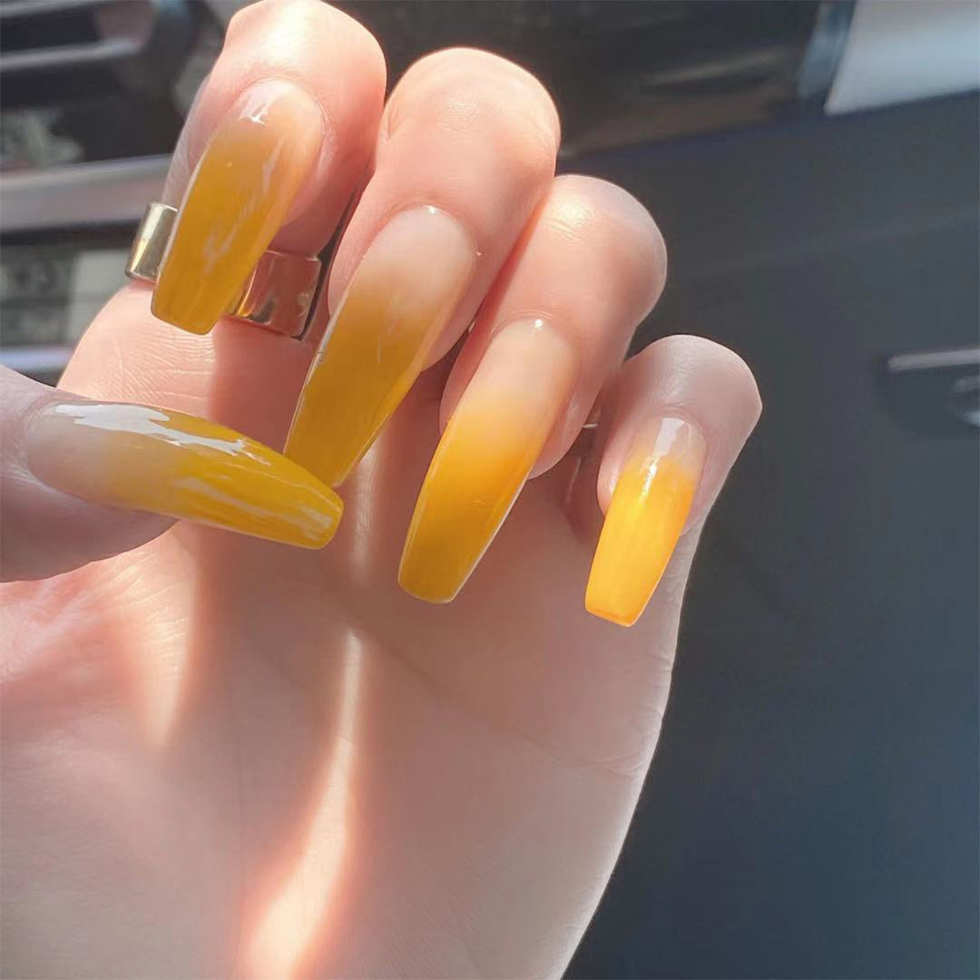 Elegante und kreative Kunstnägel im Ombre-Stil Karnz