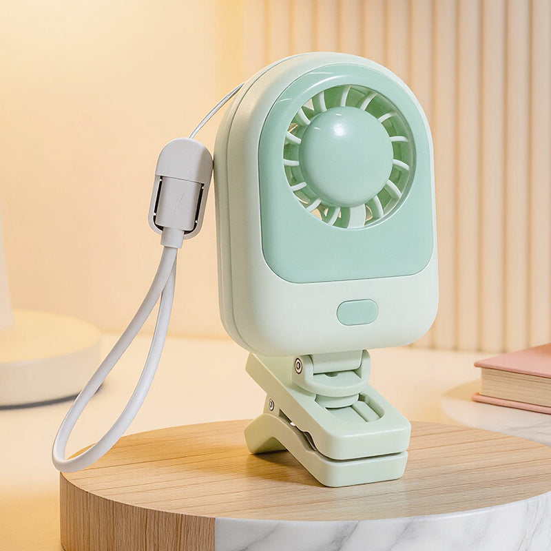 Unisex Klammer Handventilator mit leistungsstarker Windtechnologie Karnz