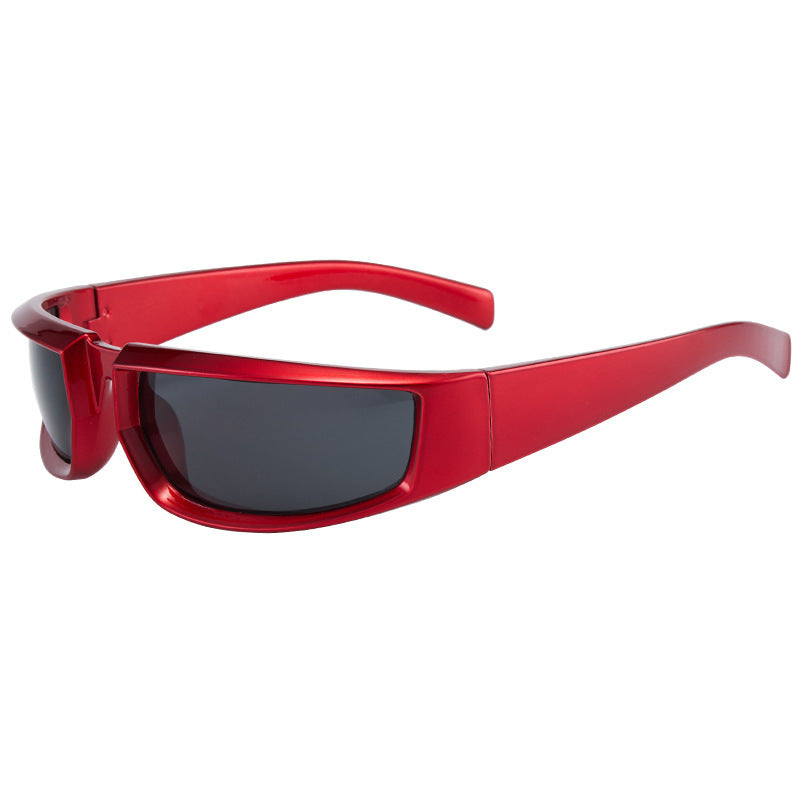 Damen Sportliche Sonnenbrille mit stylischem, stabilen Rahmen und UV-Schutz Karnz