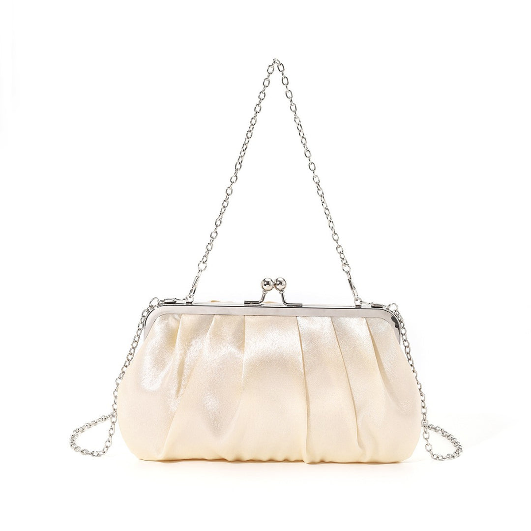 Strukturierte Blumige Abend-Clutch