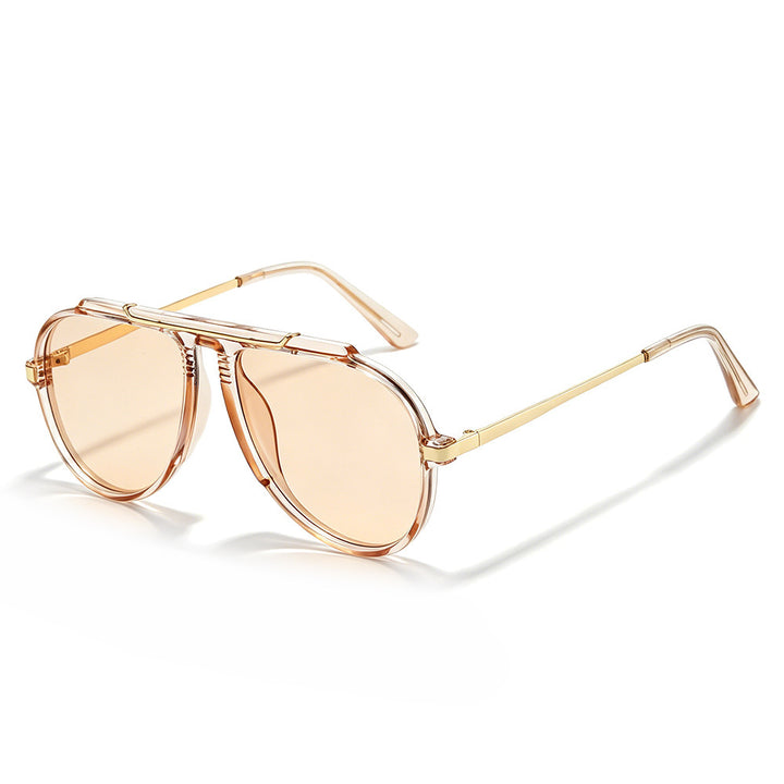 Stylische Gradient Shield Sonnenbrille Karnz