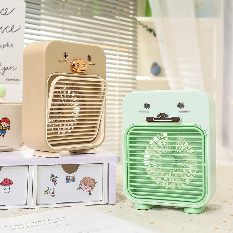 Damen Tragbarer USB Tischventilator mit verspieltem Design Karnz