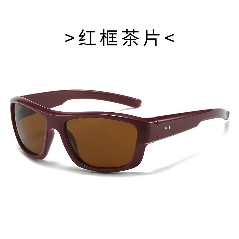 Damen Sport-Sonnenbrille mit robustem Rahmen und UV-Schutz Karnz