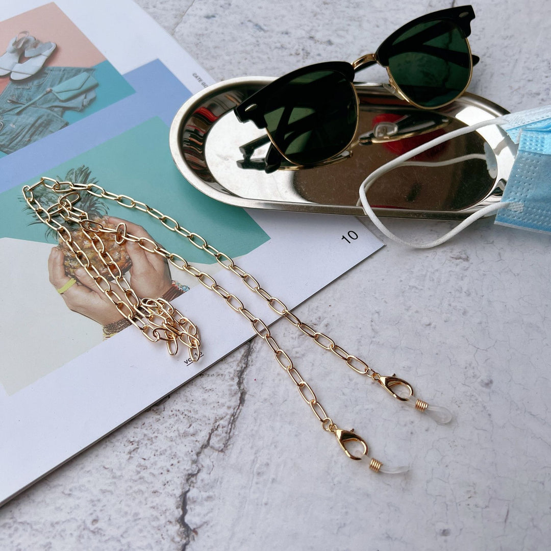 Stylische Lang-Link Brillen Kette Karnz