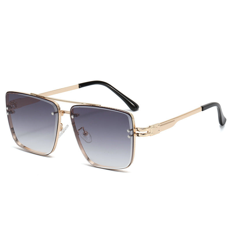 Damen Elegante Oversize-Sonnenbrille mit gradienten Gläsern und auffälligem Rahmen Karnz