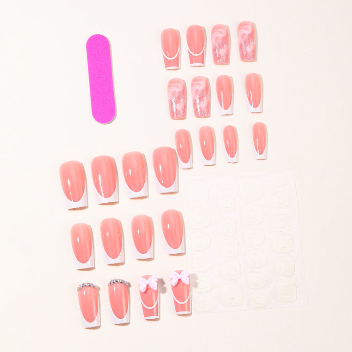 Elegante 3D Acryl Nagelkunstverlängerungen Karnz