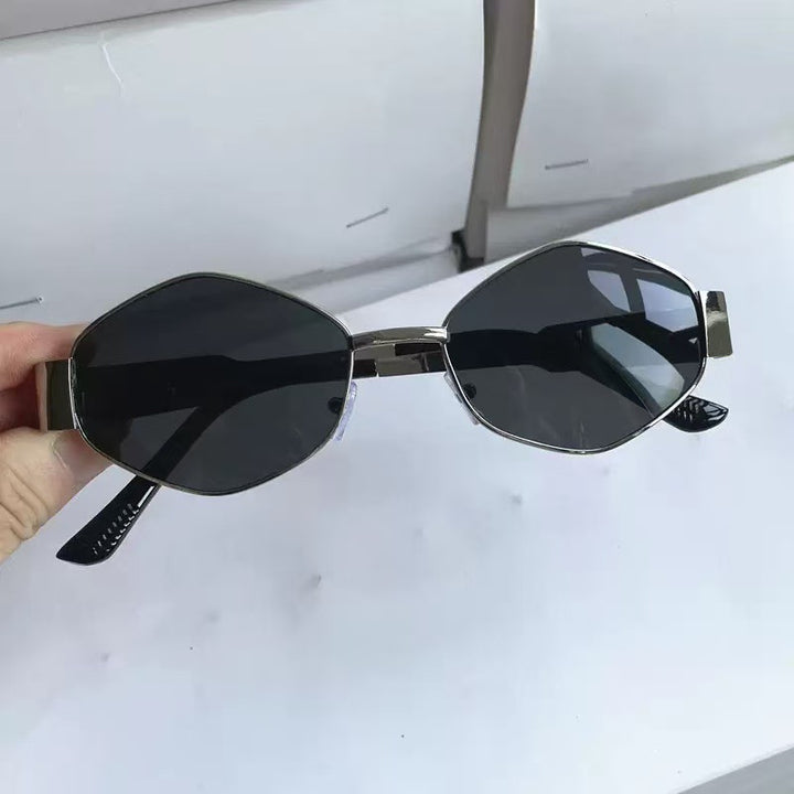 Elegante Modische Ovale Rahmen Sonnenbrillen Karnz