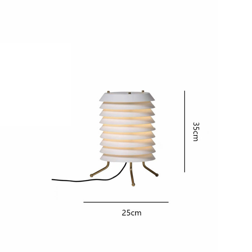 Moderne gewellte Tischlampe