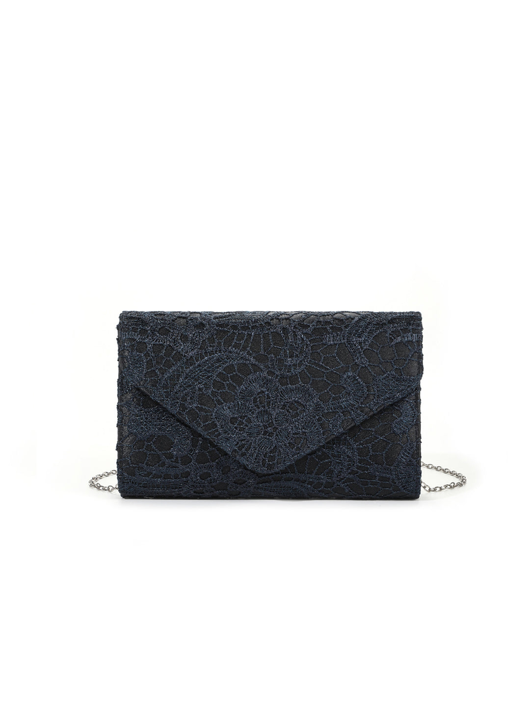 Elegante Clutch mit Spitzen-Details