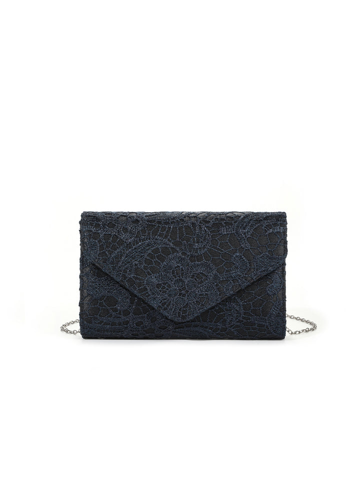 Elegante Clutch mit Spitzen-Details