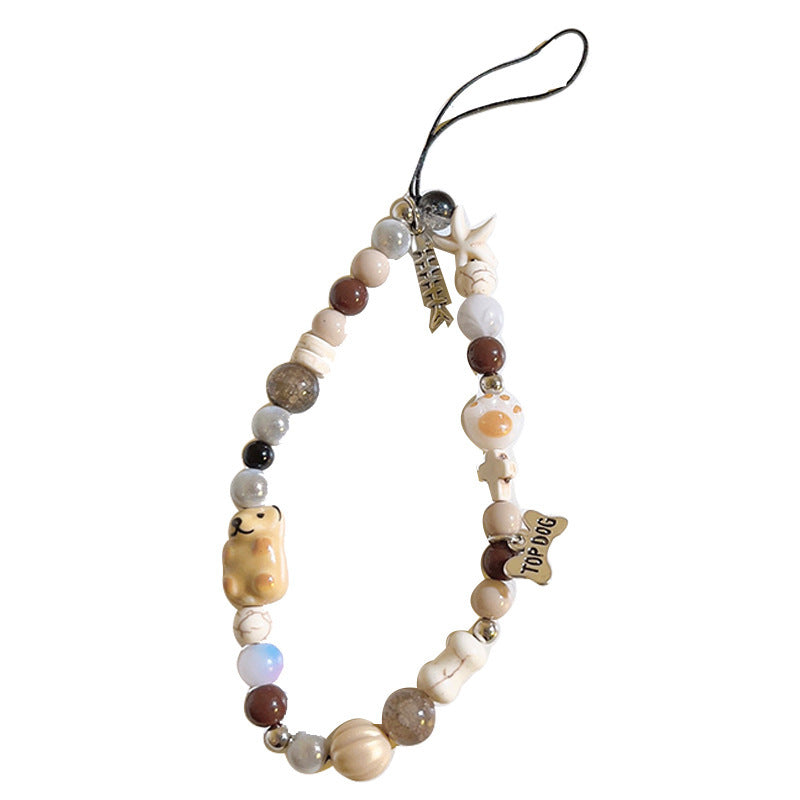 Tier-Themen Perlen Charm Brillenhalter Karnz