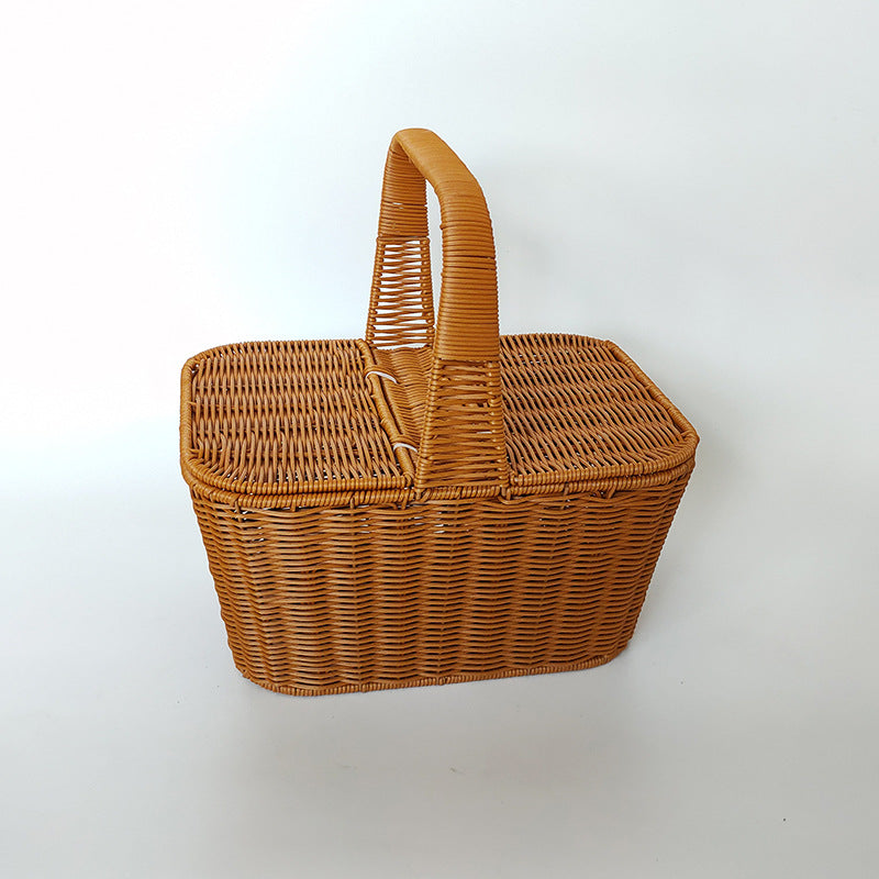 Eleganter Geflochtener Picknickkorb Karnz