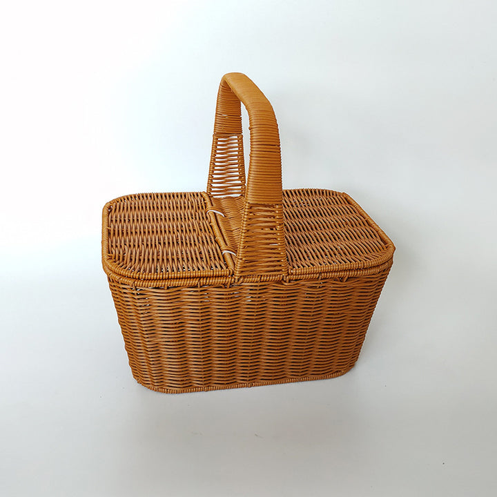 Eleganter Geflochtener Picknickkorb Karnz