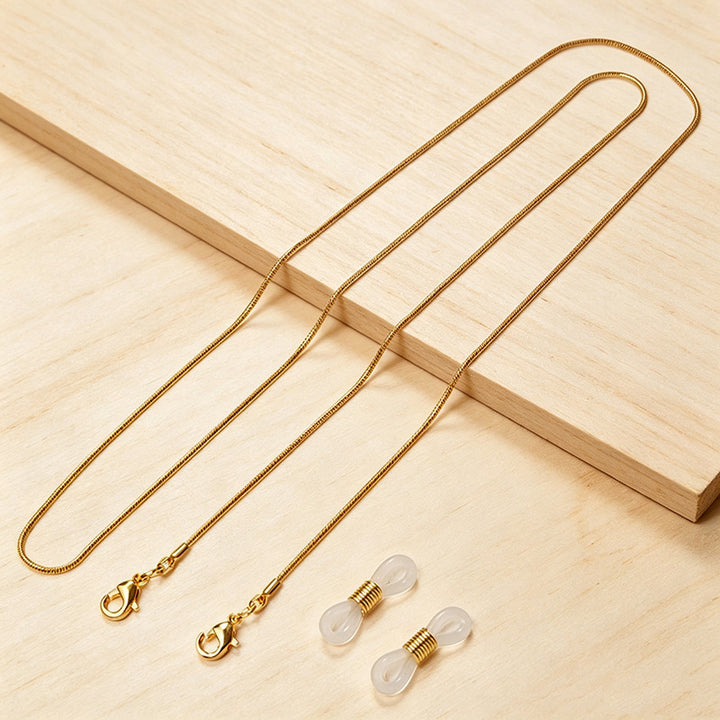 Verstellbare Metallische Sonnenbrillen Kette Karnz