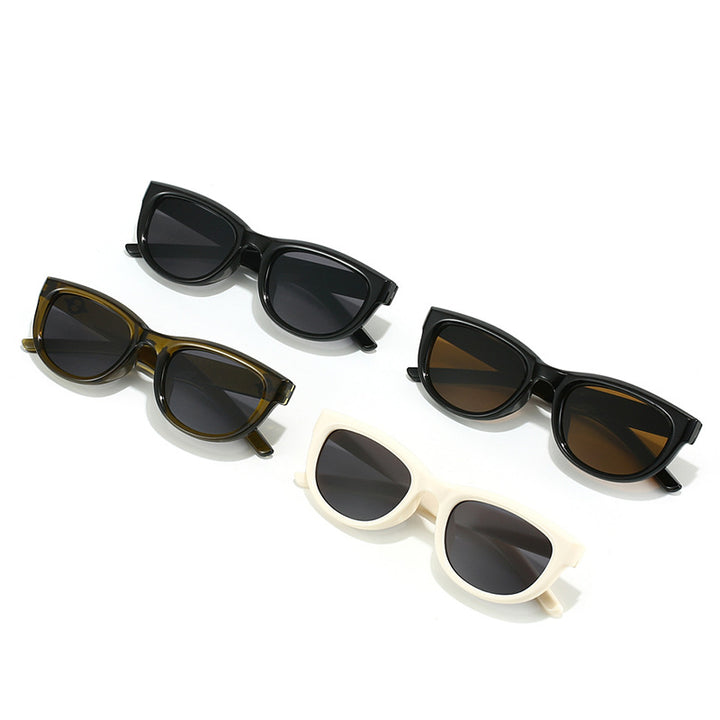Damen Cat-Eye Sonnenbrille mit robustem Rahmen und UV-Schutz Karnz
