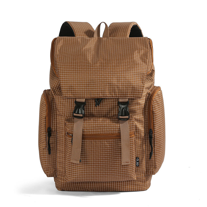 Vielseitiger Multi-Funktions-Rucksack mit Gittermuster Karnz