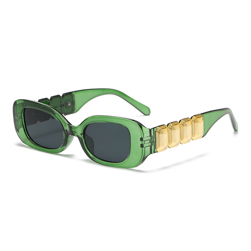 Damen modische Sonnenbrille mit glamourösem Rahmen Karnz