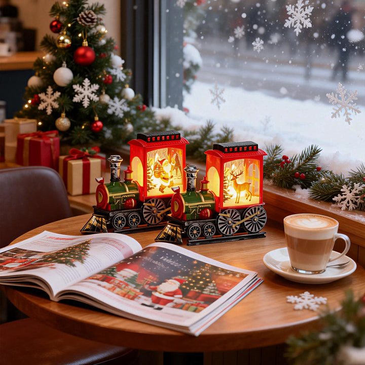 Weihnachtliche LED Zuglaterne Karnz