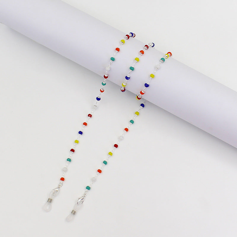 Stylische Perlen-Brillen-Kette Karnz