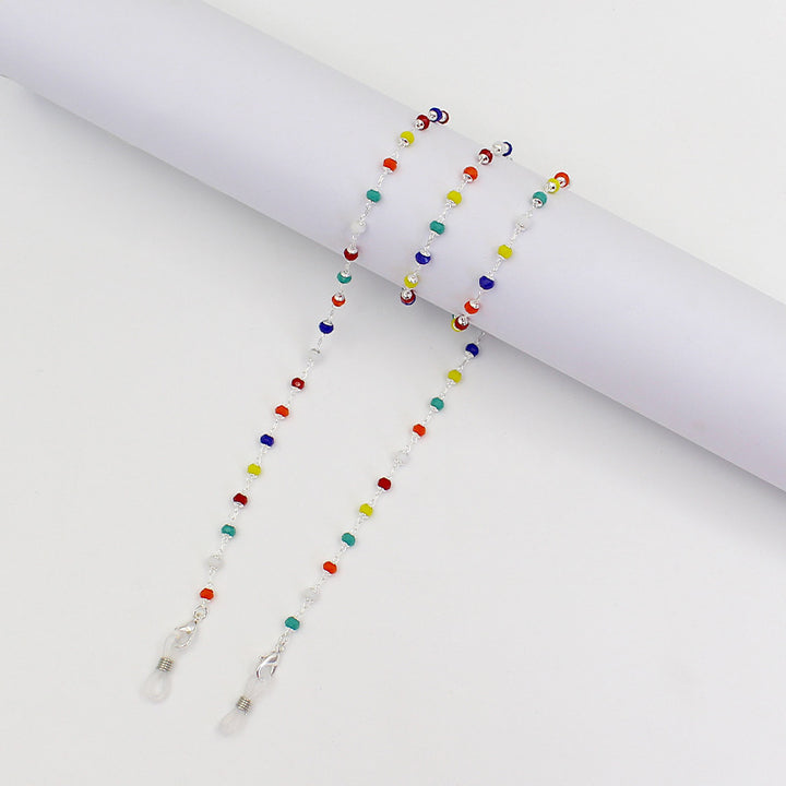 Stylische Perlen-Brillen-Kette Karnz