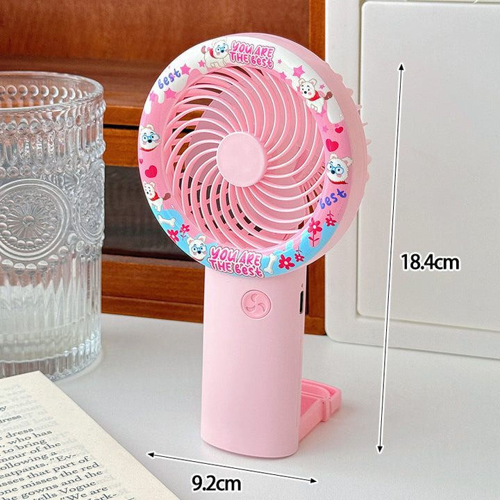 Damen Tragbarer Handventilator mit kreativem Tiermotiv Karnz