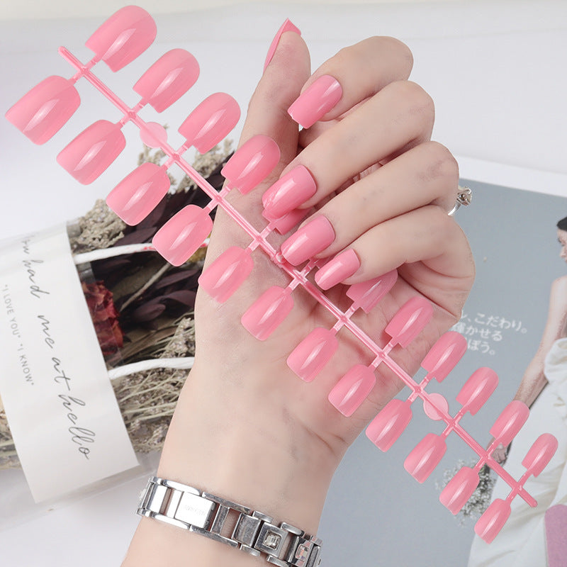 Natürliche glänzende Press-On-Nagelspitzen Karnz