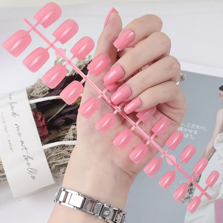 Natürliche glänzende Press-On-Nagelspitzen Karnz