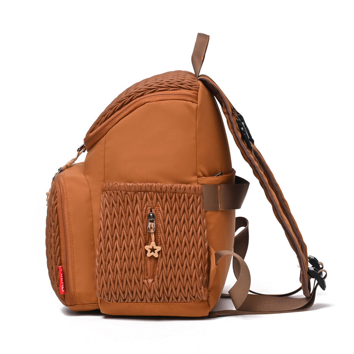 Texturierten Mehrfach-Taschen Rucksack Karnz