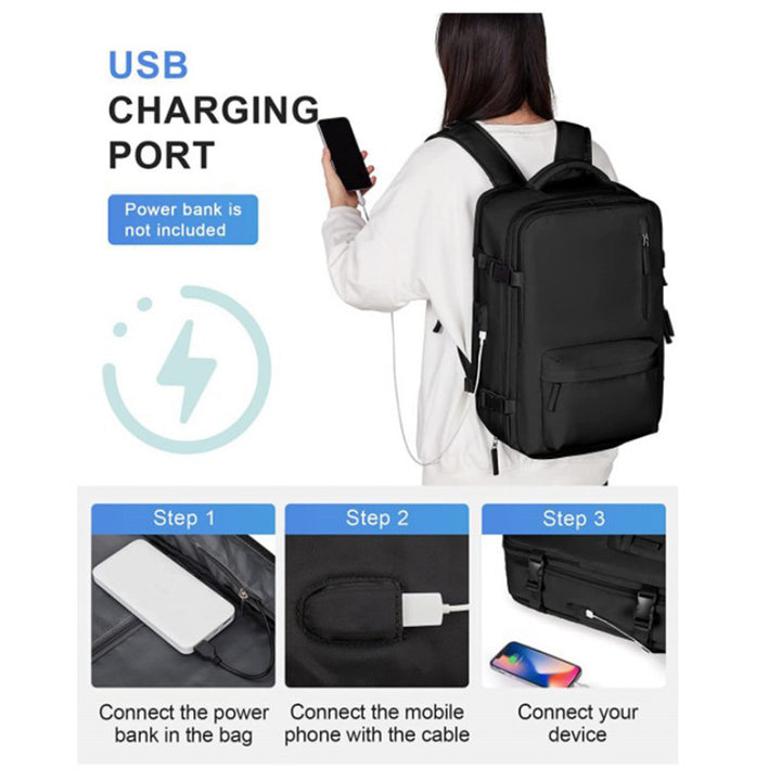 Multifunktionaler Reise-Rucksack mit Isoliertem Laptopfach Karnz