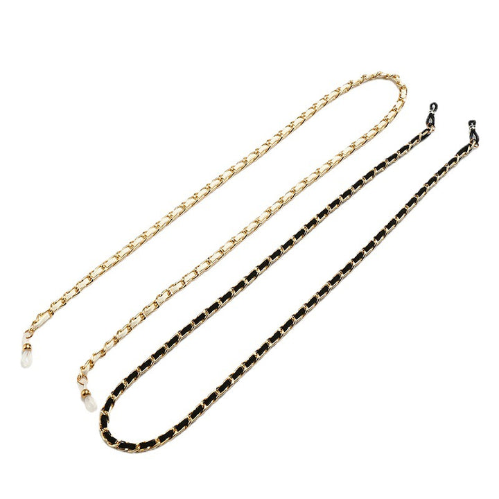 Aviator-Sonnenbrillen mit modischer Kette Karnz