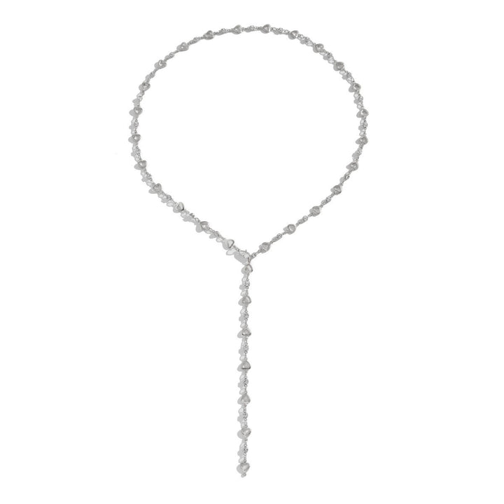 Herzförmiges Edelstein Choker Halskette Karnz
