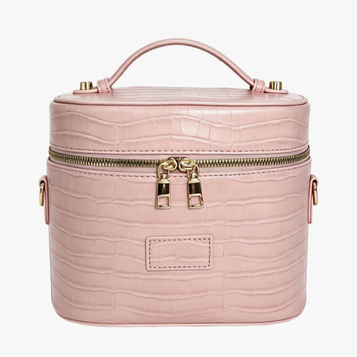 Kosmetiktasche Im Eleganten Krokodil-Look Von Karnz